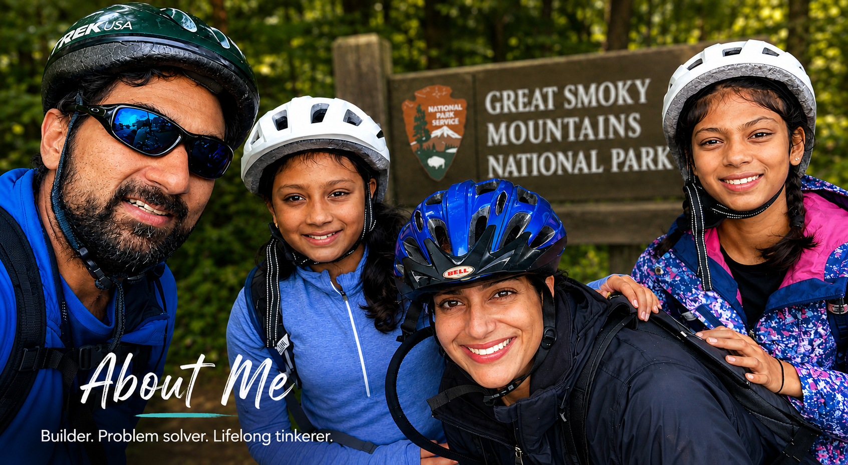 Vikas Singla with family in Atlanta